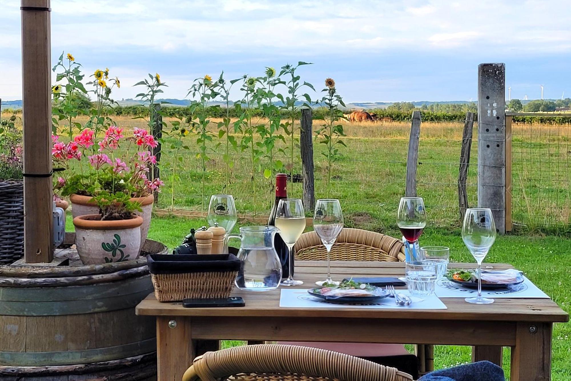 Le Chene D'Or Bed and Breakfast Marcheseuil Eksteriør billede